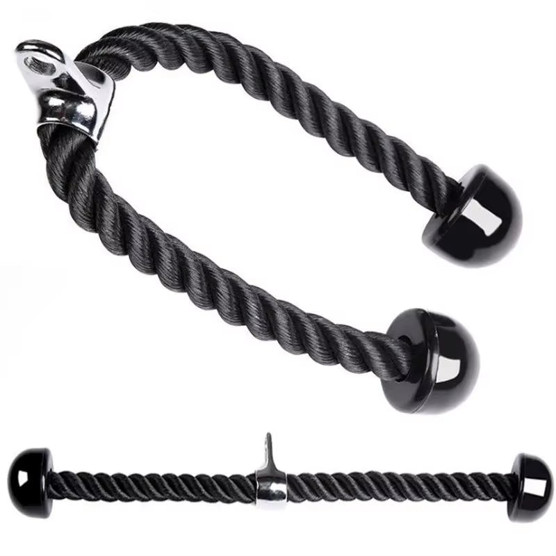 Triceps Lowering Rope Face Pull Handles Push Pull down Cord for Biceps Back Shoulder Triceps Fitness Tension Rope Gym Accessory