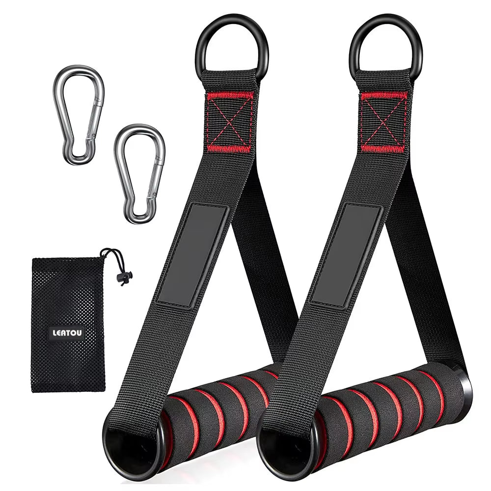 Triceps Lowering Rope Face Pull Handles Push Pull down Cord for Biceps Back Shoulder Triceps Fitness Tension Rope Gym Accessory