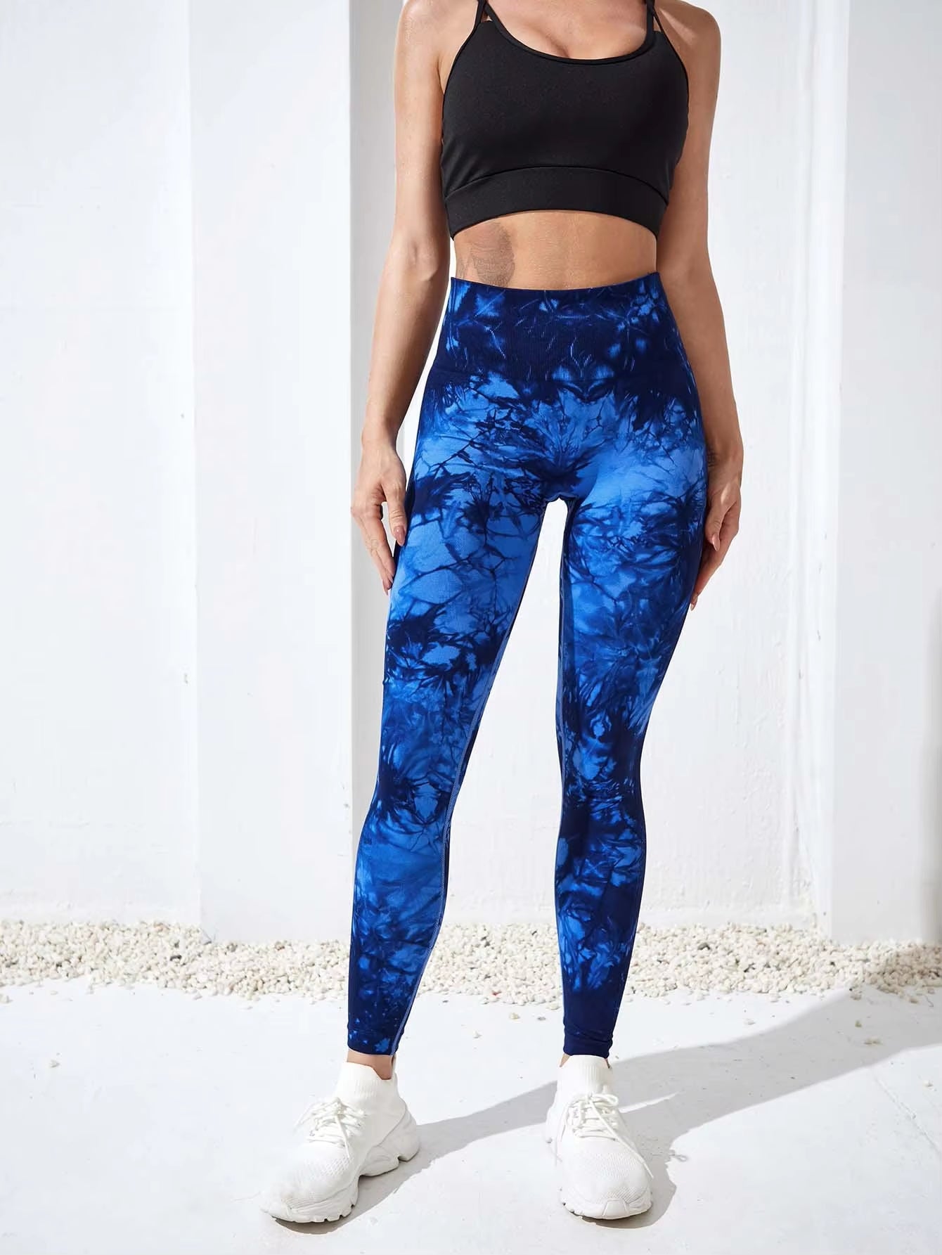 Tie Dye Yoga Pants Sport Leggings Women Seamless High Waist Push up Woman Tights Fitness Workout Leggins Gym Clothing 2023 New